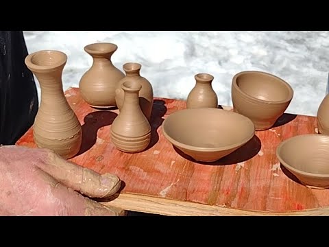 Day 10 – How to Throw Mini Pots off the Hump – Relaxing Pottery - 365-Day Pottery Wheel Challenge