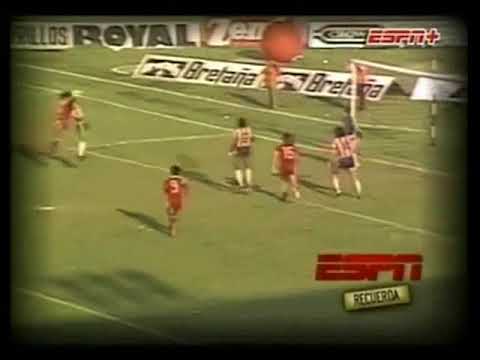 América campeón de 1985. Gol de Battaglia a Junior. 22/12/1985