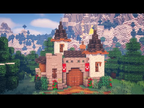 Minecraft | How to Build an Easy and Small Castle