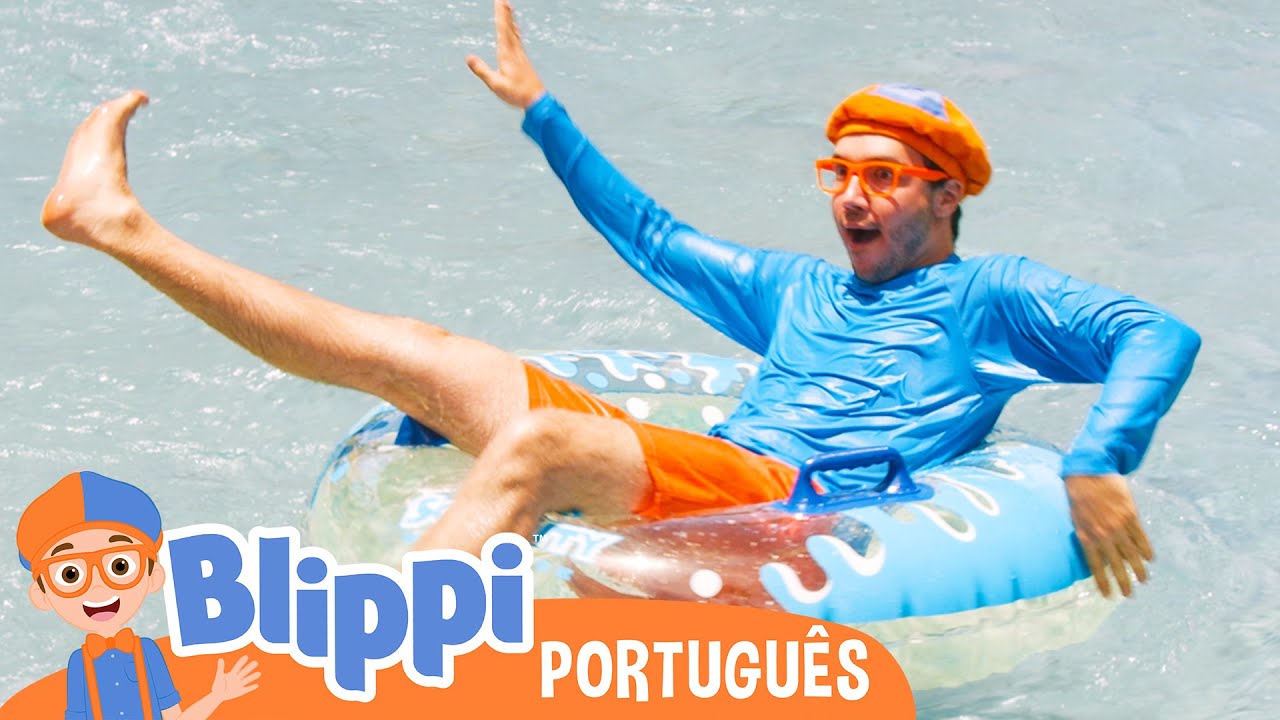 Blippi Visita um Parque Aquático! | Blippi em Português | Vídeos Educativos para Crianças