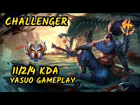 Ablazeolive (YASUO) vs JAYCE - 11/2/4 KDA MID CHALLENGER GAMEPLAY - NA