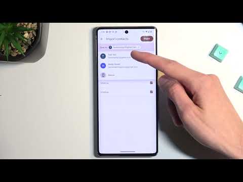 How to Copy Contacts in GOOGLE Pixel 7 Pro – Relocate Contact List