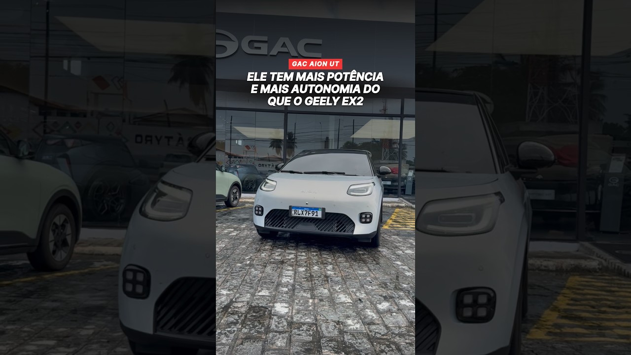 GAC AION UT é mais potente e tem mais autonomia do que o Geely EX2