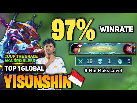 SAVAGE! YSS KING is back [ Top 1 Global Yi Sun Shin Best Build ] Coup the Grace aka RRQ Bless - MLBB