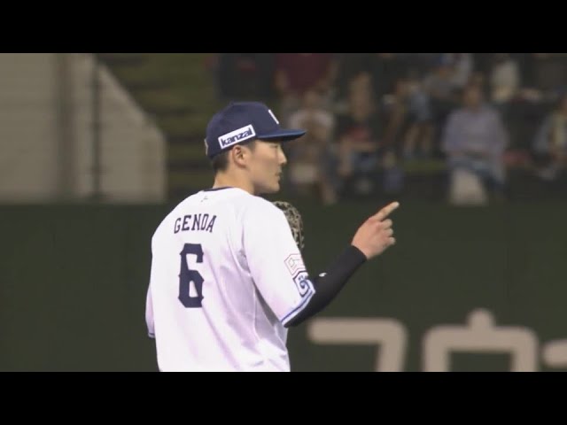 【6回表】守備の名手が魅せる!! ライオンズ・源田壮亮 逆シングルで上手く捌きアウトに!!  2024年6月26日 埼玉西武ライオンズ 対 北海道日本ハムファイターズ