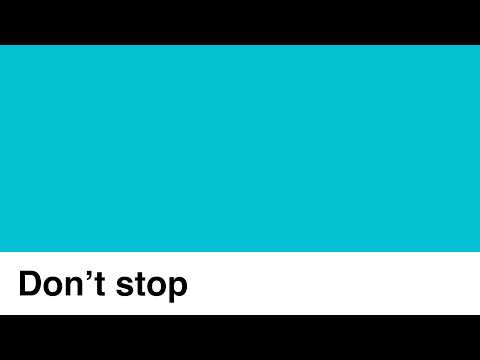 Miniatura de Don’t stop