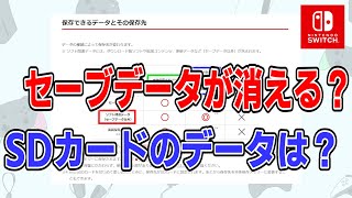 【ニンテンドースイッチ】データの種類を詳しく解説！セーブデータやSDカードのデータなど