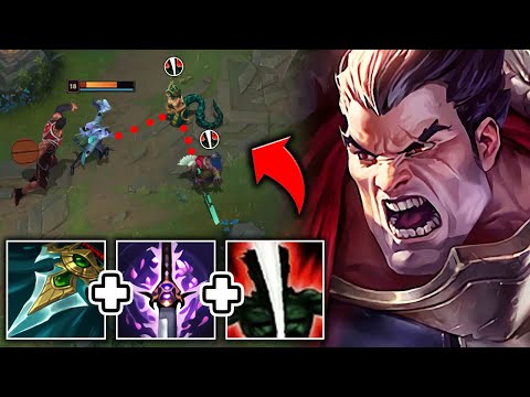 MAX DUNK DARIUS PLAYS LEAP FROG WITH ULTIMATE! (FULL LETHALITY) - League of Legends