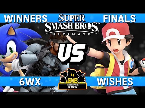 Smash Ultimate Tournament Winners Finals - 6WX (Snake / Sonic) vs Wishes (Pokemon Trainer)  CNB 170