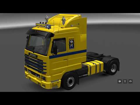 Euro Truck Simulator 2 - Mod - Scania143m Skin Michelin + downloads