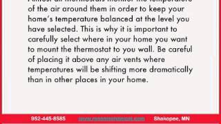 The Importance of Thermostats