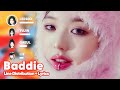 IVE Baddie Line Distribution Lyrics Karaoke PATREON REQUESTED
