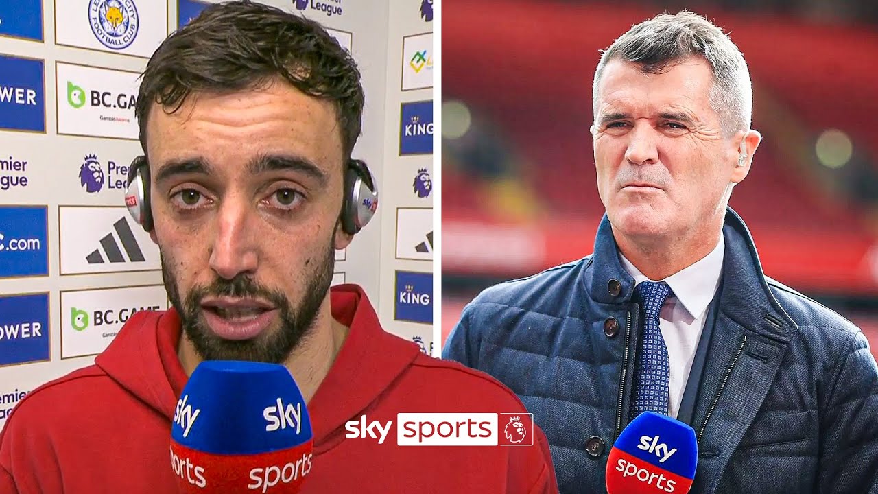 "I know you're talking about Roy Keane" | Bruno Fernandes responds to recent criticism