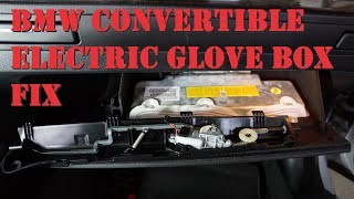 2012 E93 BMW Convertible Electric Glove Box Fix