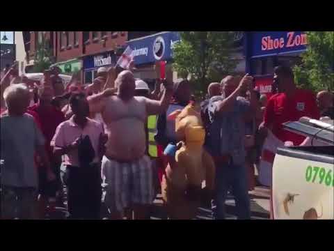 Vindaloo 2018 edition England fans re-create Fat Les song video