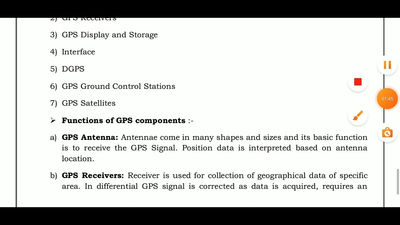 Lecture - 9 Global Positioning System (GPS) , Components | AGRON - 311 | Hindi Explanation