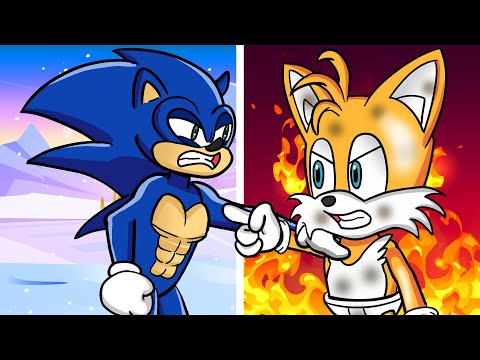 Four Elements Magic Battle - Fire, Water, Air and Earth - Sonic the Hedgehog 2 Animation