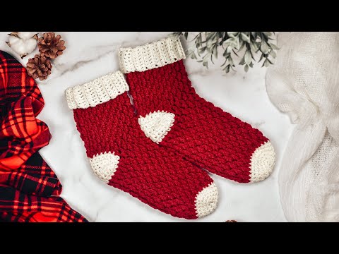 Country Cottage Socks Crochet Tutorial - Crochet Socks Pattern - Women's Size