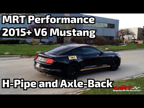 MRT Performance 2015 - 2017 Ford Mustang V6 H-Pipe and  Axle-Back System
