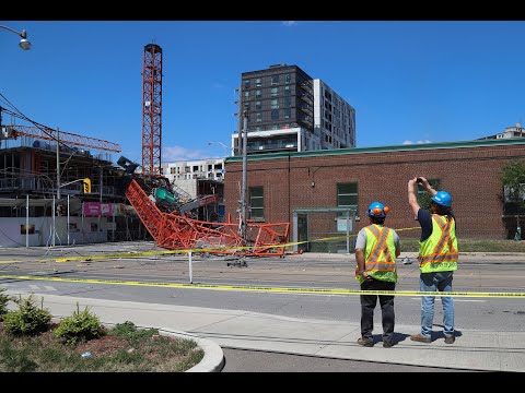 CRANE COLLAPSE: "Near miss" / "We just got away lucky" -  Toronto Fire