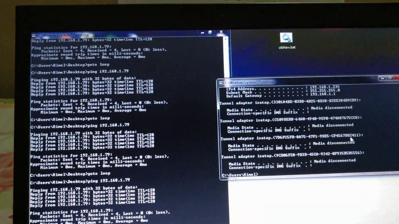 MAC table flooding attack demonstration