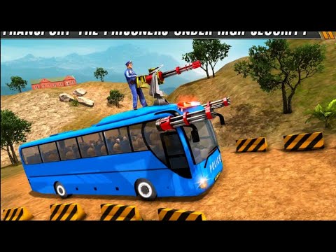 Police Bus Shooting -Police Plane Prison Transport Android Version Gameplay HD Part-2