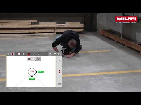3.1 Punkte Abstecken mit Hilti PLT300 in der Industrie