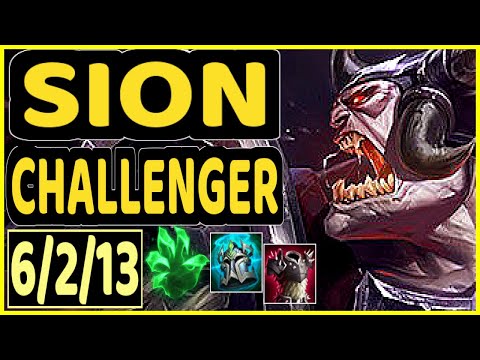 BIOPANTHER (SION) - 6/2/13 KDA CHALLENGER GAMEPLAY - OC