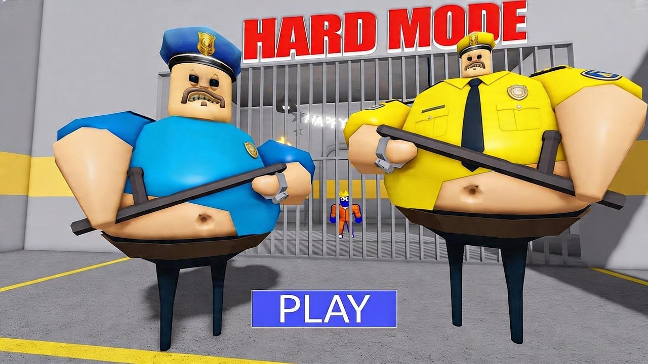 BARRY'S PRISON RUN! OBBY (HARD MODE) roblox Gameplay Walkthrough No Death 4K