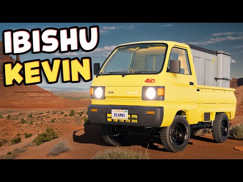 ANOTHER Amazing BeamNG Kei Truck Mod - Ibishu "KEVIN"