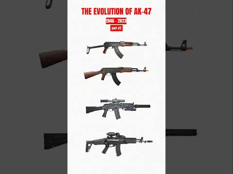 The Evolution of AK: AK-47 to AK-12 (Part 2) 🔥 #shorts #military #weapontech"