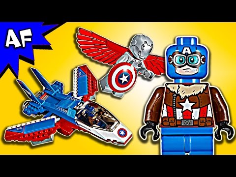 Vidéo LEGO Marvel 76076 : La poursuite en avion de Captain America