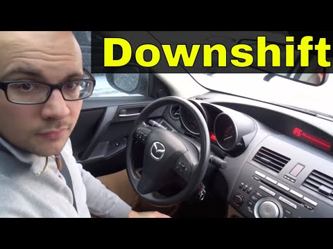 How To Downshift In An Automatic Car Using A Kickdown-Driving Lesson