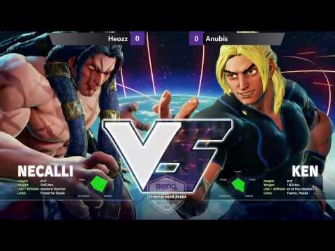 BenQ Championship 2016 FINALS - TOP 8 Losers Semi - HeoZZ (Necalli) vs. Anubis (Ken)