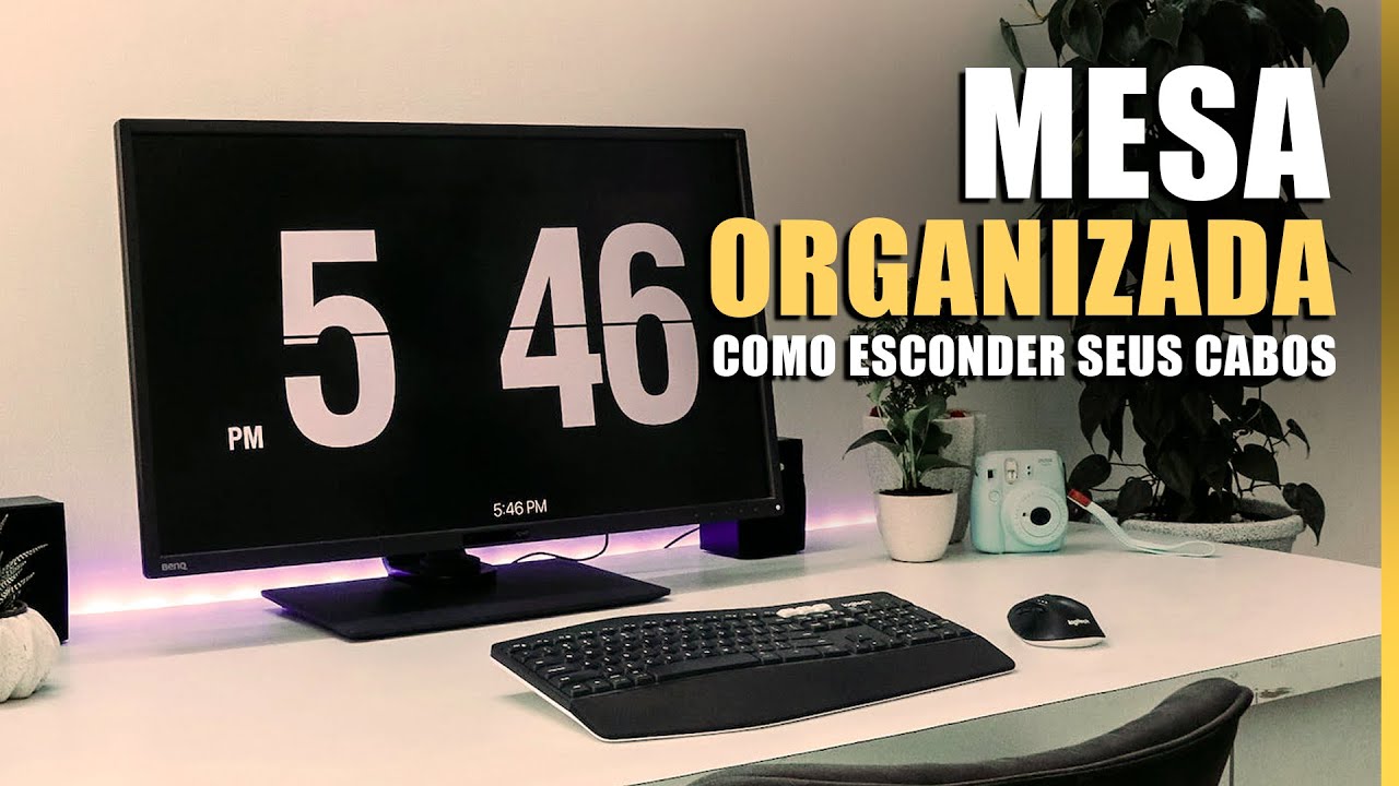 Como ORGANIZAR os CABOS da SUA MESA ou SETUP ( 🔥GASTANDO POUCO!! )