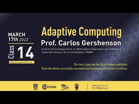 Adaptive Computing Class 14, Computing Networks, Prof. Carlos Gershenson