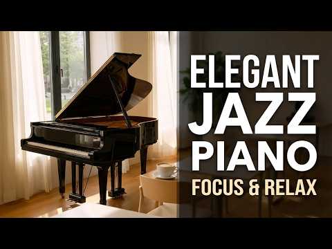 Elegant Jazz Piano ☕ | 4 Hours of Mellow, Soothing Music for Productivity