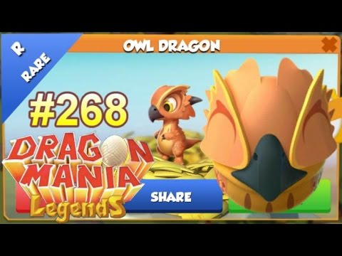 Owl Dragon Hatching + Narwhale Breeding! - Dragon Mania Legends #268