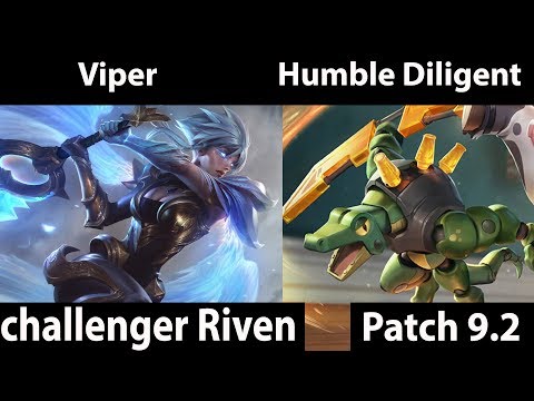 [ Viper ] Riven vs Renekton [ Humble Diligent ] Top - Noob Gameplay