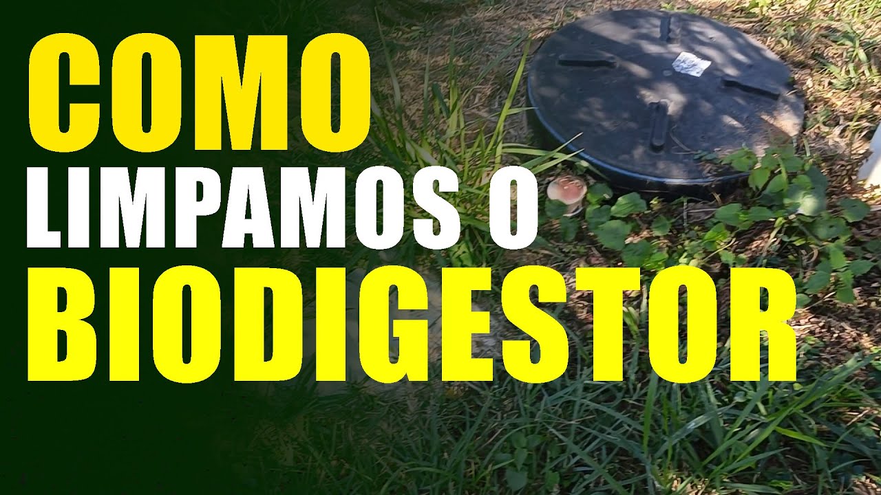 Limpeza do biodigestor/ Passo a passo # biodigestor #chacara #fossa