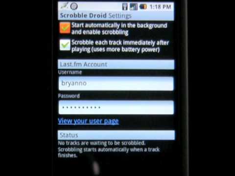 Scrobble Droid Android App Review - AndroidApps.com