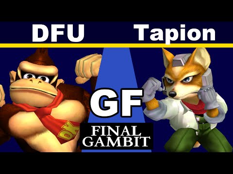 Final Gambit - DFU (DK) vs Tapion (Fox, C.Falcon) - Melee Grand Finals