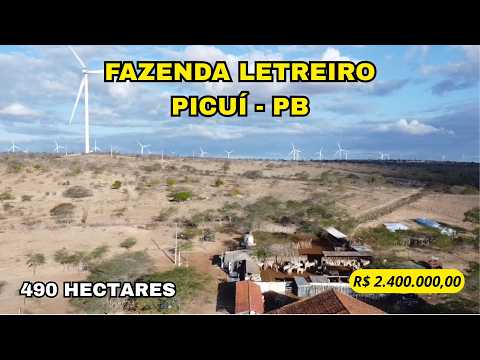 🌾 FAZENDA LETREIRO – 490 HECTARES NO SERIDÓ PARAIBANO 🌾