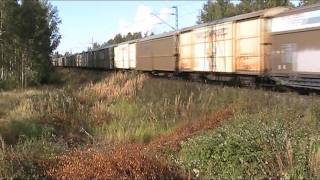 preview picture of video '30.08.2011 15:55 freight train T5006 passes Alppila.'