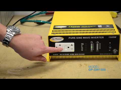 How to test for power through your inverter using the GFCI outlet