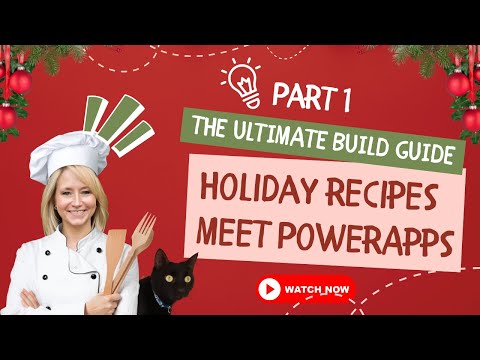 Craft Delicious Holiday Recipes with PowerApps: Your Step-by-Step Guide! Craft Delicious Holiday Recipes with PowerApps: Your Step-by-Step Guide!