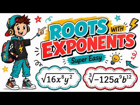 How to Simplify Roots with Exponents | Grade 10 CAPS Math Revision