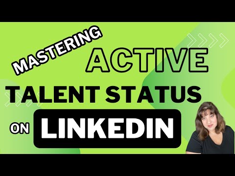 Does LinkedIn Consider You An Active Talent? #linkedin ... - YouTube
