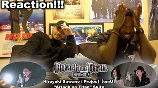 Download lagu MUST SEE! Attack On Titan Suite - Hiroyuki Sawano Project emU | Reaction mp3