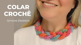COLAR DE CROCHÊ muito fácil de fazer